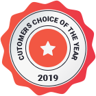 2019 Customer Choice of the year badge
