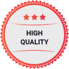 High Quality badge